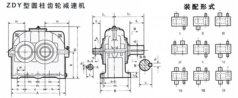 減速機(jī)廠家——ZDY單級齒輪減速機(jī)